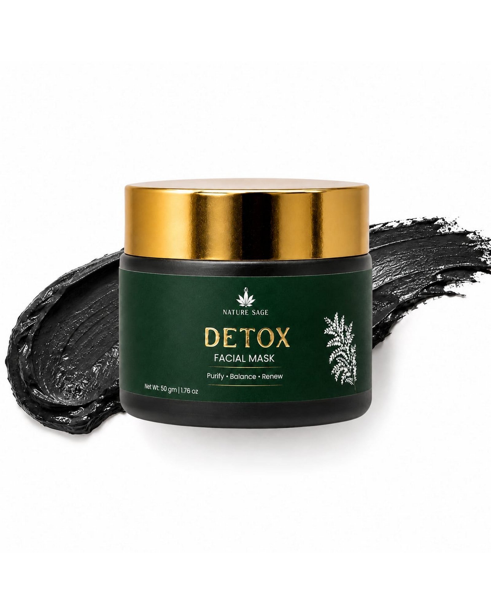 Nature Sage Detox Facial Mask 50 g jar