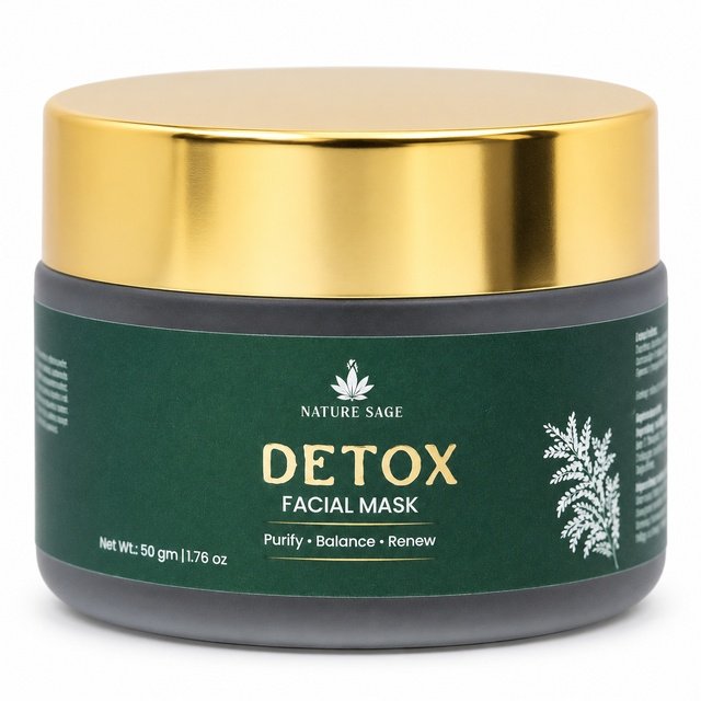 Nature Sage Detox Facial Mask 50 g jar