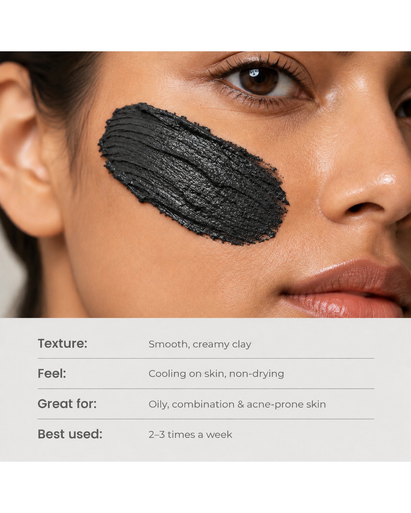 Nature Sage Detox Facial Mask - texture and feel