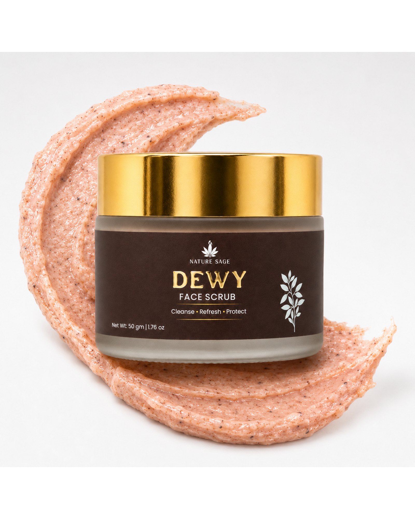Nature Sage Dewy Face Scrub 50 g jar