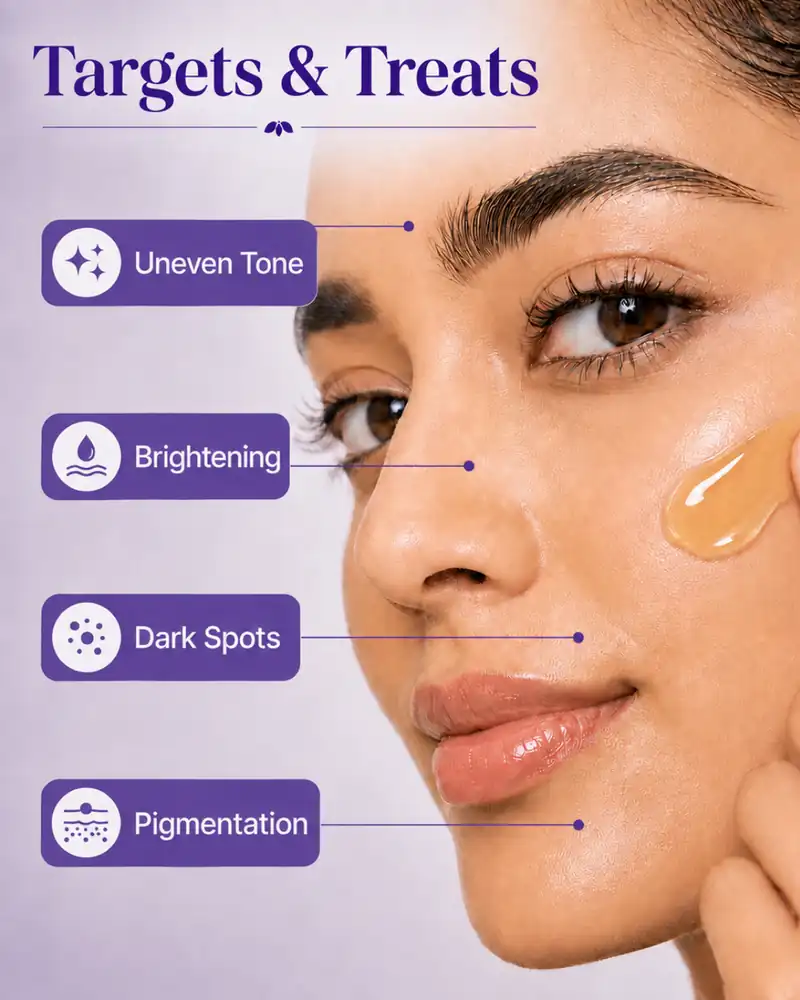 Skin concerns Nature Sage Radiance Serum is used for