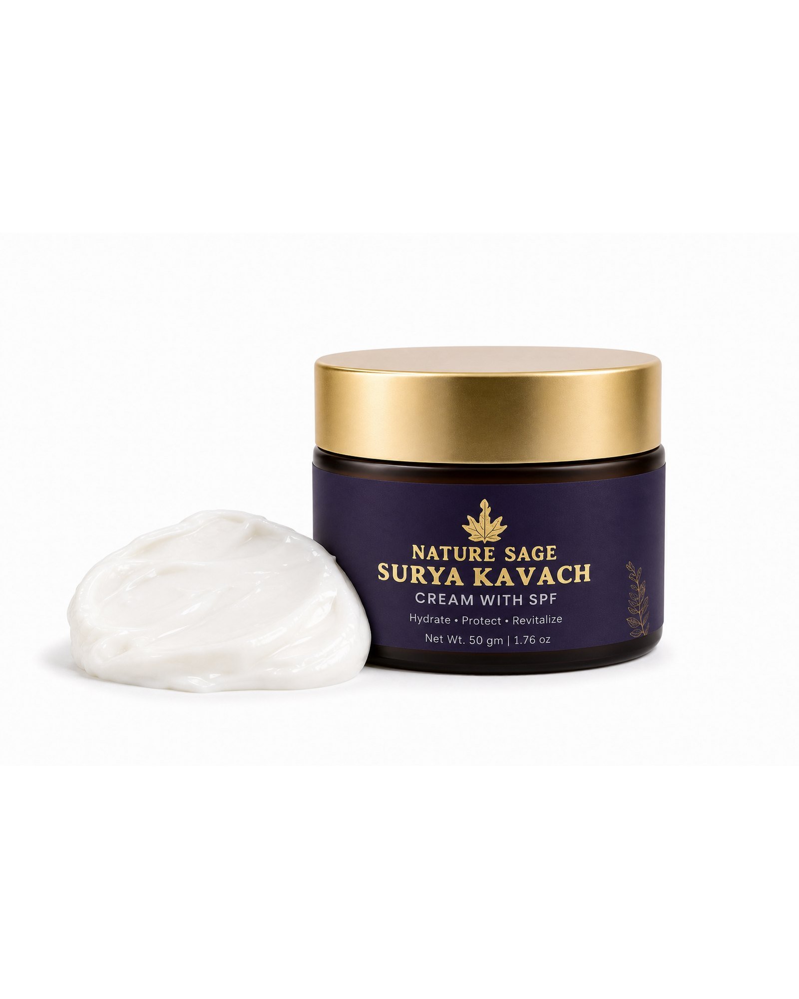 Nature Sage Surya Kavach Cream with SPF - 50 g jar