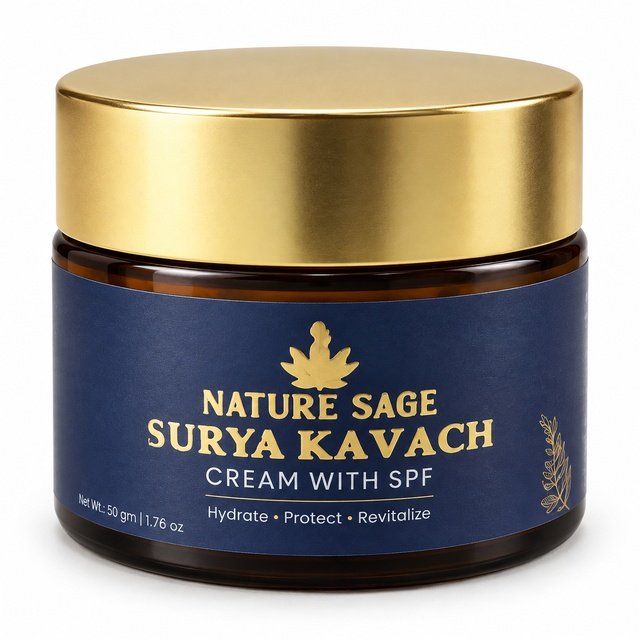 Nature Sage Surya Kavach Cream with SPF 50 g jar